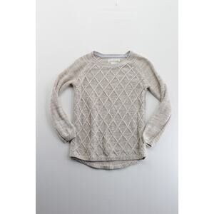 Label of graded goods knit crew neck sweater girls 8-10y cabincore fisherman